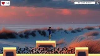 Toto à la plage