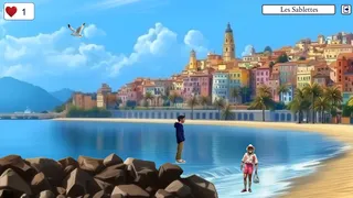 Toto à la plage