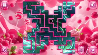 Sweetie Candy Maze: Pink Raspberry