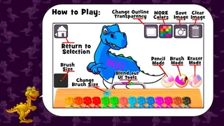 Скриншот к игре Animal Coloring Books for Kids & Toddlers - Dinosaurs Animal Coloring Books for Kids & Toddlers - Dinosaurs