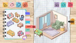 Скриншот к игре Cozy Sticker Home Cozy Sticker Home
