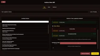 Скриншот к игре StateOS: The Political Sandbox StateOS: The Political Sandbox