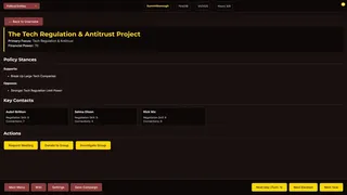 Скриншот к игре StateOS: The Political Sandbox StateOS: The Political Sandbox