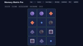 Скриншот к игре Memory Matrix Pro Memory Matrix Pro