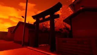 黄昏時の月美草