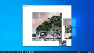 Xiangbi Mountain in Guilin city