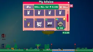 Скриншот 5 к игре Bitsies: I Caught a Strange Creature Roaming on My Desktop and Now I Raise Them in My Tiny Garden
