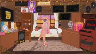 Sexy Chicken Girl Kisses Rotten Rabbit Man