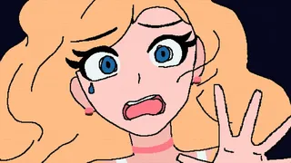 Sexy Chicken Girl Kisses Rotten Rabbit Man