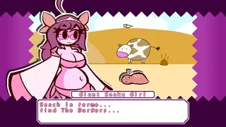 Giant Snake Girl wants The Burger!
