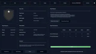 Rugby Career Manager