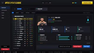 Скриншот 5 к игре Pound for Pound: MMA Promotion Simulator