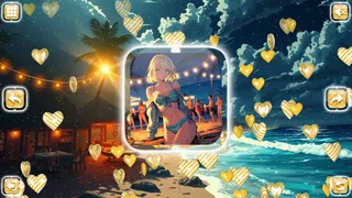 Скриншот 5 к игре Lovely Anime Puzzle: Summer