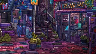 100 Neon Cats