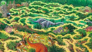 時の迷路 ~恐竜時代から江戸時代まで~ 作・絵 香川元太郎