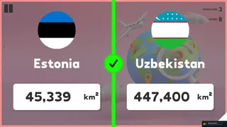 Скриншот 7 к игре Which Country Is Larger?
