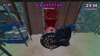 Pepper the Giant Purple Dog