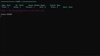 Скриншот 7 к игре Nick's Text Adventure