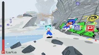 Cirno! Lifts a Boulder