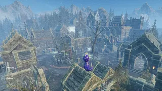 Worm in horror place