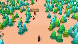 Ninja Run 3D - Typing Game