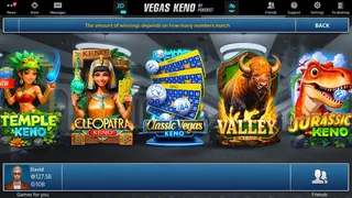 Скриншот 6 к игре Vegas Keno от Pokerist