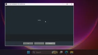 DO NOT MINIMIZE THIS WINDOW