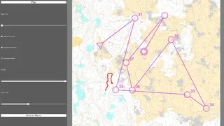 Infinite Orienteering: The Hiker's Path