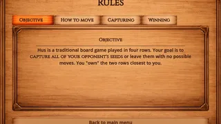 Hus: The 4-Row Mancala