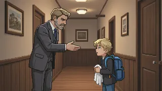 Отец забывает