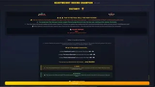 Скриншот 8 к игре Sim: Heavyweight Boxing Champion