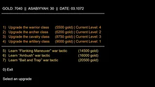 Скриншот 5 к игре Khaldun: Text Based Strategy