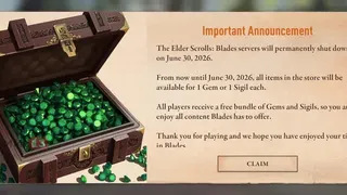 Bethesda закрывает серверы мобильной ролевой игры The Elder Scrolls: Blades