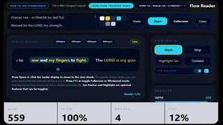 Скриншот 5 к игре Flow Reader — Speed Reading Trainer