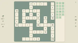 Cross Math - Logic Number Puzzle