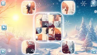 Lovely Anime Puzzle: Winter