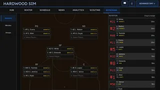 Hardwood Basketball Manager