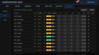 Hardwood Basketball Manager