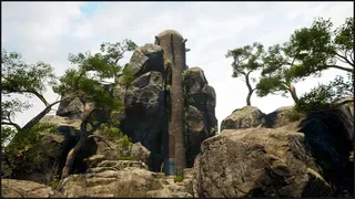 The Clock the Queen and the Door on the Beach