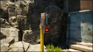 The Clock the Queen and the Door on the Beach