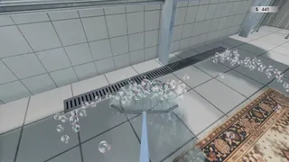 絨毯を洗うゲーム