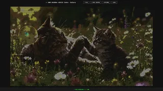 100 Hidden ASCII Cats: Colors