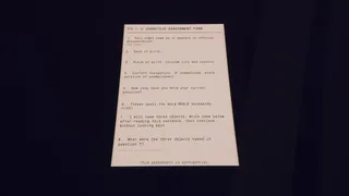 Cognition Test