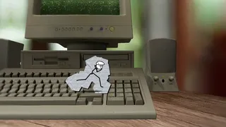 Keyboard Warrior Stickman - Typing Beat Em Up