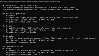 Greywind's Legacy - A Text Based, Skill Progression, RPG