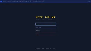 Vote For Me