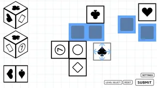 A Puzzle game where you fold Dice