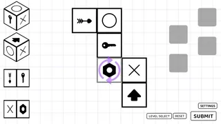 A Puzzle game where you fold Dice