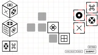 A Puzzle game where you fold Dice