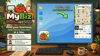 MyBiz: Pomodoro Desk Tycoon